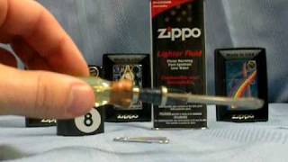 How to refill your Zippo Lighter with Flint and Fluid [upl. by Aztilem]