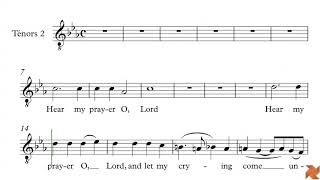 Hear my Prayer O Lord  Ténor 2 [upl. by Lartnom581]