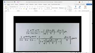 Sullo sviluppo di alcune espressioni e Mock Theta Functions di Srinivasa Ramanujan [upl. by Akinom]