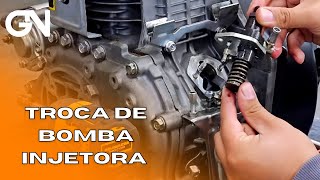 INSTALAÇÃO DA BOMBA INJETORA MOTOR DIESEL DE 5 A 14 HP [upl. by Yevad706]