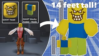 Giant Blocky Roblox Avatar Tutorial 14 studs tall [upl. by Tartaglia]