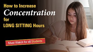 How to Increase Concentration for Long Sitting Hrs shorts [upl. by Lopes130]