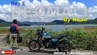 Bhubaneswar To Deomali by Road Bike Ride full Stretch  Solo Ride  Hilly Road First Moto Vlog [upl. by Anileba]