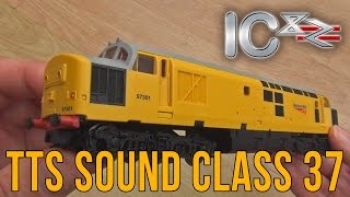 Opening the TTS Hornby 37  ALL THE SOUNDS [upl. by Anawed426]