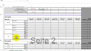 Küchendienstplan und Servicedienstplan anhand der MitarbeiterProduktivität erstellen [upl. by Ynattirb]
