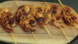 How To Make Grilled Spicy Shrimp  Miss Mandi Throwdown [upl. by Firooc974]