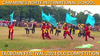 CAMARINES NORTE INTERNATIONAL SCHOOL at TACBOAN FESTIVAL 2024 DLC COMPETITION [upl. by Nybor]