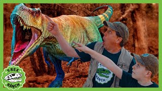 Can the Park Rangers Find the NEW TRex  TRex Ranch Dinosaur Videos [upl. by Vezza]