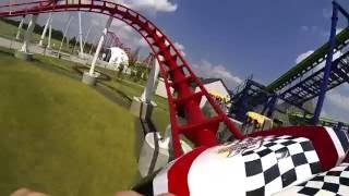 EnergyLandia  Formula 1 F1 Rollercoaster POV onride amp offride [upl. by Spencer230]