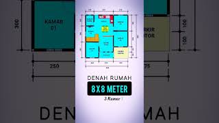 Rumah 8x8 Meter [upl. by Howes]