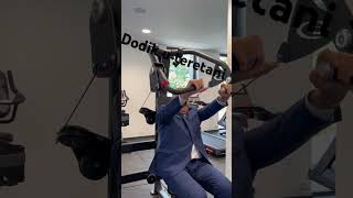 Milorad Dodik se oprobao u teretani dodik miloraddodik teretana fitness gym fitnessmotivation [upl. by Knarf]