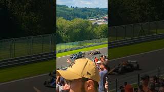 Belgium Grand Prix 2024 lap 1 f1 sports motorsportf1 lewishamilton ferrari cars automobile [upl. by Nabala]