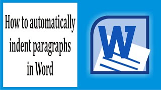 How to Set Automatic Tabs to Indent Paragraphs When Entered 41 [upl. by Maunsell]