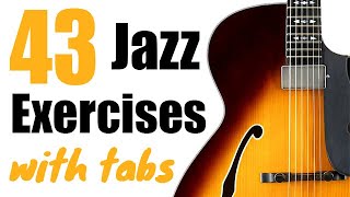 43 Jazz Guitar Licks  Lessons with Tab [upl. by Papotto339]