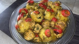 Recette  Boulette de viande et pomme de terre [upl. by Nibor]