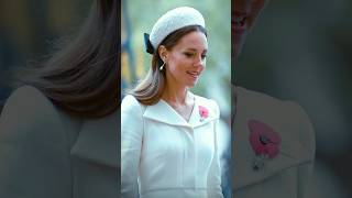 Princess Catherine Dressed Like a Modern Princess in a White Coat Dress for Anzac Day Service [upl. by Zachery]