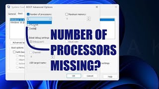 Number of Processor Hanya 1 Only 1 pada MSCONFIG Windows  SOLUSI [upl. by Pain577]