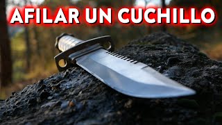 Cómo Afilar Un Cuchillo Al Extremo 🗡️ 3 Metodos Fáciles y Rápidos ✨ [upl. by Eisenstark]