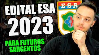 EDITAL ESA 2023 COMENTADO [upl. by Neellok]