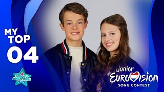 Junior Eurovision 2023 Junior Songfestival 2023 🇳🇱 MY TOP 4 [upl. by Duggan970]