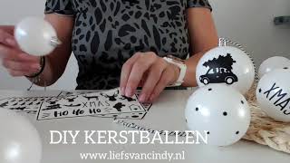 Kerstballen pimpen DIY [upl. by Aicaca]