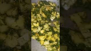 Soya Methi Aloo ka sag Soya methi recipe aloo recipe short [upl. by Uke274]