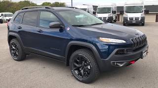 2018 JEEP CHEROKEE TRAILHAWK L PLUS NEW PATRIOT BLUE COLOR 4X4 WISCONSIN 40730 wwwSUMMITAUTOcom [upl. by Ppilihp]