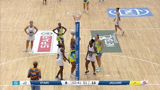 Kingdom Stars v Jaguars  Match Highlights  Netball League [upl. by Inahet]