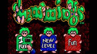 Lemmings Game Gear full playthrough [upl. by Amelus]