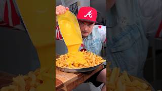 How to eat street food CHEESE FRIES properly😎❤️🍟 CHEFKOUDY [upl. by Letisha998]