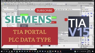 Tia portal Scada Plc Data type for Scada [upl. by Kalfas]