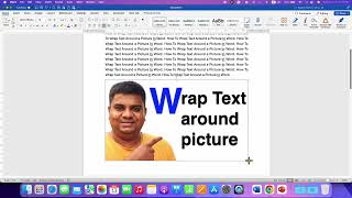 How To Wrap Text Around a Picture in Word Microsoft [upl. by Amie432]