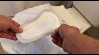 HOW TO USE MENS INCONTINENCE SHIELDS [upl. by Aerdied]