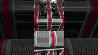 narrow woven tape polyester belt weaving machine [upl. by Eentrok]