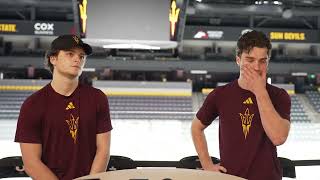 Sun Devil Hockey Press Conference [upl. by Grani]