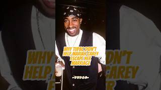 Do you know why Tupac didnt help Mariah Carey escape her marriage？ celebrity rap tupac [upl. by Kcirdlek]