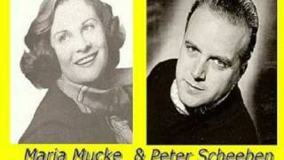 Mein Herz geht auf die Reise  Maria Mucke und Peter Scheeben 1950 [upl. by Mitinger]