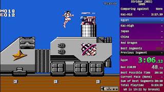 Strider NES 100 speedrun in 203955 [upl. by Mukund]