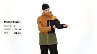 686 GoreTex GT Snowboard Jacket Fit Review  Tactics [upl. by Lemuela]