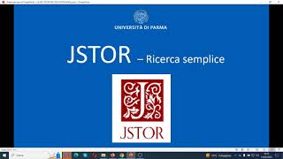 JSTOR  Come effettuare una ricerca semplice [upl. by Naylor]