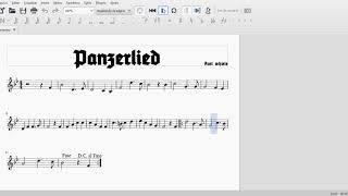 Panzerlied Sheet [upl. by Einimod]