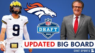 Denver Broncos Draft Targets Via Mel Kipers Updated 2024 NFL Draft Big Board [upl. by Clovah284]