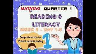 READING AND LITERACY  QUARTER 1 GRADE 1 WEEK 6  DAY 16 MATATAG readinghubph [upl. by Ecnaled]