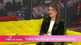 FTESË NË STUDIO Trajtimi i kancerit të gjirit me terapinë me grimca prof dr Redona Bexheti [upl. by Ecinerev]