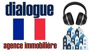 Agence immobilière dialogue FLE [upl. by Einitsed]