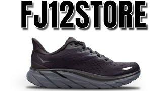 Hoka Clifton 8 Black Grey [upl. by Ravo]