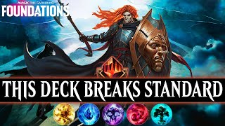 Draw Your Entire Deck And Win On Turn 3  Top 200 Mythic Foundations Standard [upl. by Adniral]