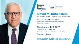 George Talks Business with David M Rubenstein [upl. by Maren]