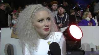 Melodifestivalen 2016 Final Interview with Wiktoria 20160311 [upl. by Urbani]