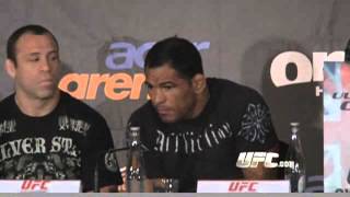 UFC 110 Nogueira Velasquez prefight presser  20100219 [upl. by Winslow408]